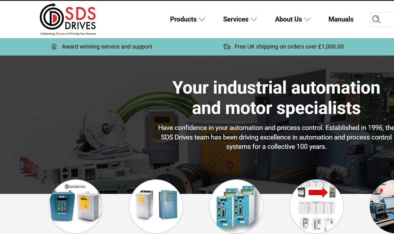 SDS Drives: sdsdrives.co.uk homepage
